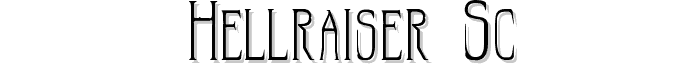 Hellraiser SC font